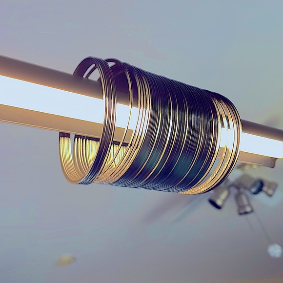 Unique metal slinky good for playing with